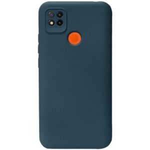 Xiaomi Redmi 9C / Redmi 10A Θήκη Σιλικόνης Μπλε Soft Touch Silicone Rubber Soft Case Navy