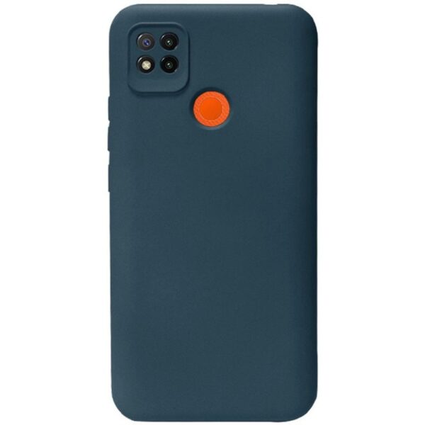 Xiaomi Redmi 9C / Redmi 10A Θήκη Σιλικόνης Μπλε Soft Touch Silicone Rubber Soft Case Navy