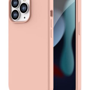iPhone 13 Pro Θήκη Σιλικόνης Καφέ Soft Touch Silicone Rubber Soft Case Coffee