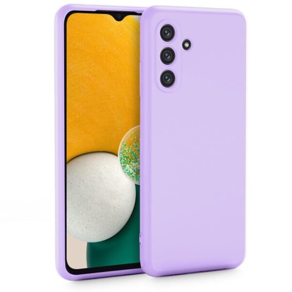 Samsung Galaxy A13 5G / A04s Θήκη Σιλικόνης Μωβ Soft Touch Silicone Rubber Soft Case Purple