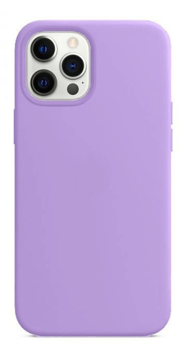 Forcell iPhone 12 Pro Max Soft Touch Θήκη Σιλικόνης - Purple