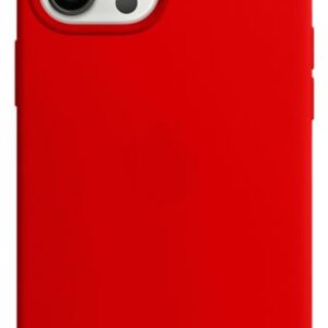 Forcell iPhone 12 Pro Max Soft Touch Θήκη Σιλικόνης - Red