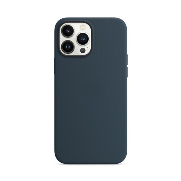 Forcell iPhone 13 Pro Max Soft Touch Θήκη Σιλικόνης - Navy