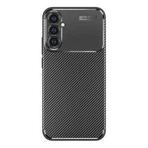 Forcell Samsung Galaxy A34 5G Shockproof Carbon Fiber Θήκη Σιλικόνης - Black