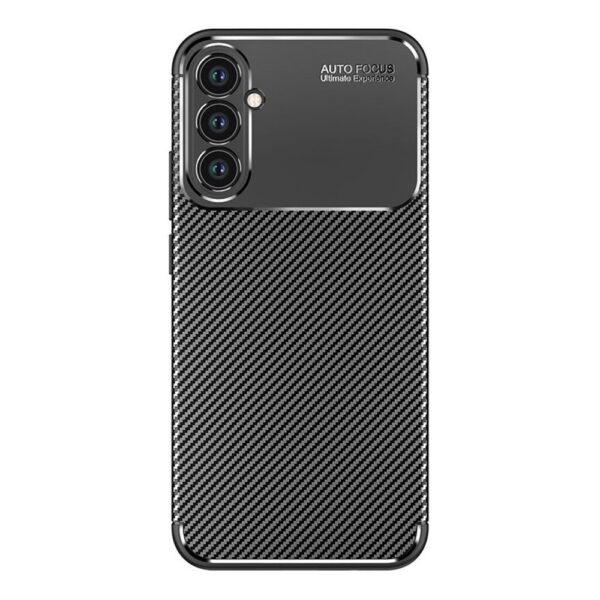 Forcell Samsung Galaxy A34 5G Shockproof Carbon Fiber Θήκη Σιλικόνης - Black