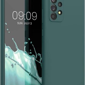 Forcell Samsung Galaxy A13 4G Soft Touch Θήκη Σιλικόνης - Dark Green