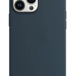 Forcell iPhone 13 Pro Soft Touch Θήκη Σιλικόνης - Dark Blue