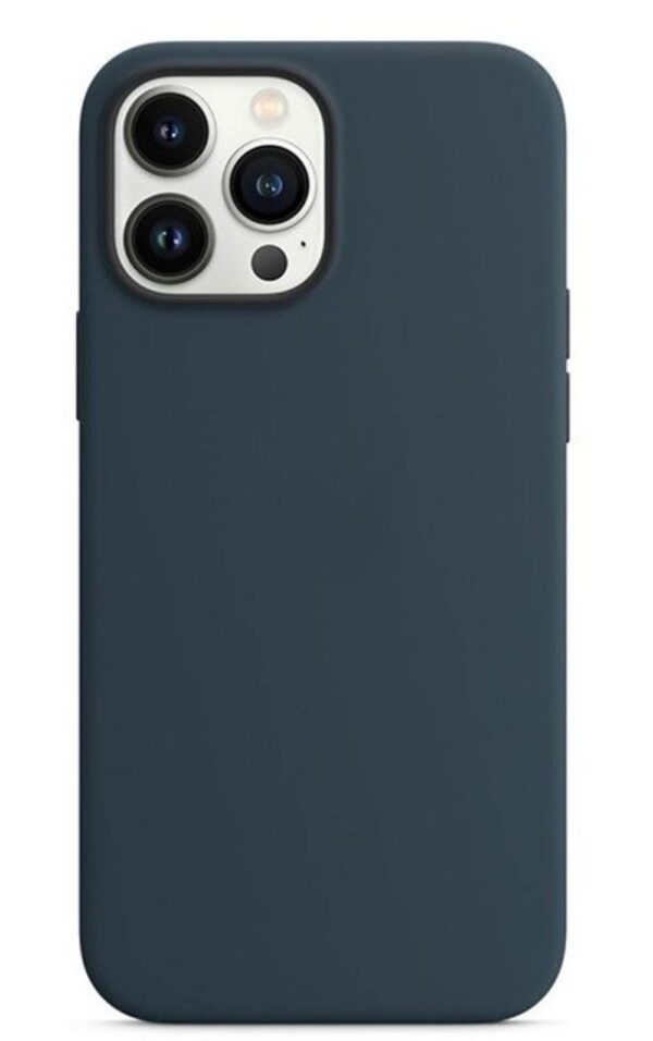 Forcell iPhone 13 Pro Soft Touch Θήκη Σιλικόνης - Dark Blue