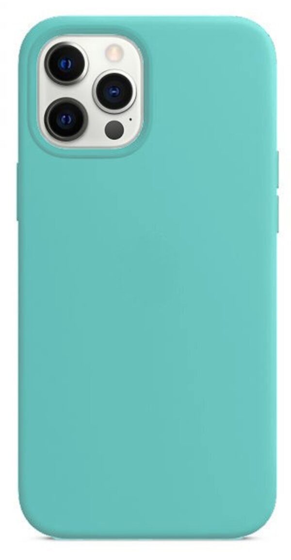 Forcell iPhone 12 Pro Max Soft Touch Θήκη Σιλικόνης - Mint