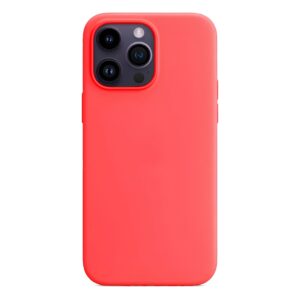 Forcell iPhone 14 Pro Soft Touch Θήκη Σιλικόνης - Red