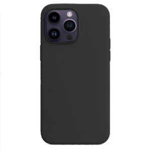 Forcell iPhone 14 Pro Soft Touch Θήκη Σιλικόνης - Black