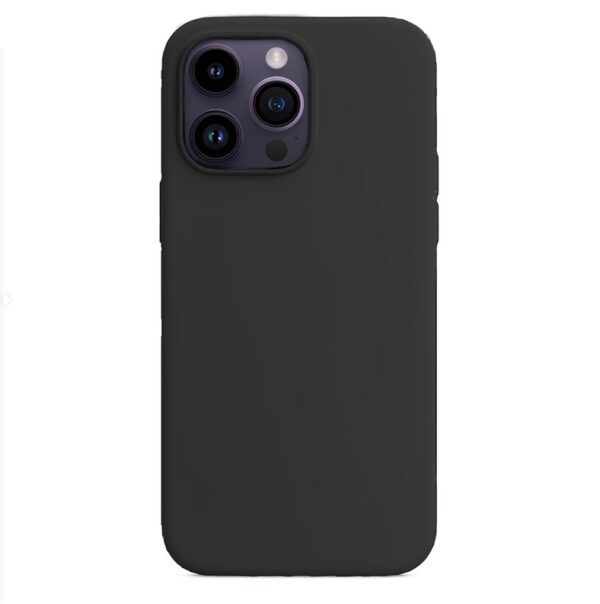 Forcell iPhone 14 Pro Soft Touch Θήκη Σιλικόνης - Black