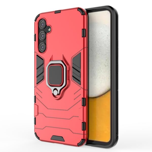 Samsung Galaxy A34 5G Σκληρή Θήκη Κόκκινη Με Σταντ Shockproof PC + TPU Phone Case with Magnetic Ring Holder Red Samsung Galaxy A34 5G Σκληρή Θήκη Κόκκινη Με Σταντ Shockproof PC + TPU Phone Case with Magnetic Ring Holder Red