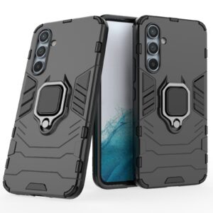 Samsung Galaxy A54 5G Σκληρή Θήκη Μαύρη Με Σταντ Shockproof PC + TPU Phone Case with Magnetic Ring Holder Black