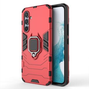 Samsung Galaxy A54 5G Σκληρή Θήκη Κόκκινη Με Σταντ Shockproof PC + TPU Phone Case with Magnetic Ring Holder Red