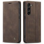Samsung Galaxy S23 5G Θήκη Βιβλίο Καφέ CaseMe 013 Multifunctional Horizontal Flip Phone Case Coffee