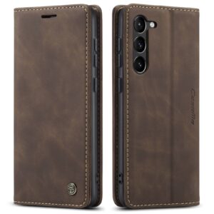 Samsung Galaxy S23 5G Θήκη Βιβλίο Καφέ CaseMe 013 Multifunctional Horizontal Flip Phone Case Coffee