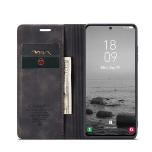 Samsung Galaxy S23 5G Θήκη Βιβλίο Μαύρο CaseMe 013 Multifunctional Horizontal Flip Phone Case Black