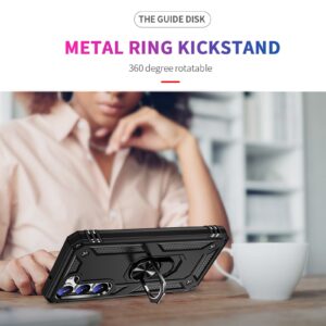 Samsung Galaxy S23 Plus 5G Θήκη Μαύρη Με Σταντ Shockproof TPU + PC Phone Case Black