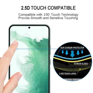 Samsung Galaxy S23 Plus 5G Προστατευτικό Τζαμάκι Μαύρο Full Glue Full Screen Tempered Glass Film Black