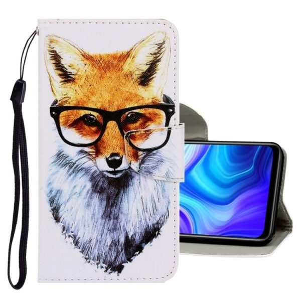 Xiaomi Redmi 10 / Redmi 10 2022 Θήκη Βιβλίο Colored Drawing Pattern Flip Case Fox
