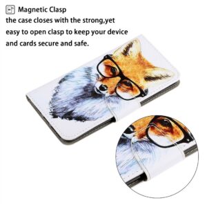 Xiaomi Redmi 10 / Redmi 10 2022 Θήκη Βιβλίο Colored Drawing Pattern Flip Case Fox