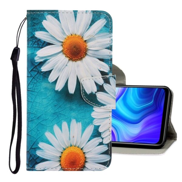 Xiaomi Redmi 10 / Redmi 10 2022 Θήκη Βιβλίο Colored Drawing Pattern Flip Case Chrysanthemum