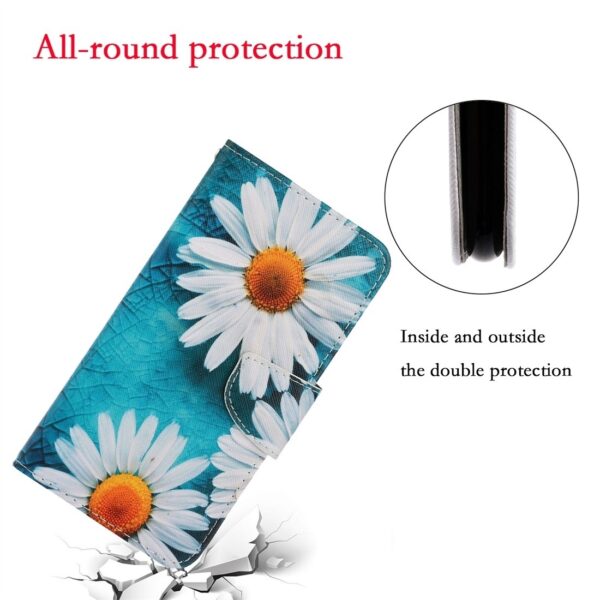 Xiaomi Redmi 10 / Redmi 10 2022 Θήκη Βιβλίο Colored Drawing Pattern Flip Case Chrysanthemum