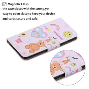 Xiaomi Redmi 10 / Redmi 10 2022 Θήκη Βιβλίο Colored Drawing Pattern Flip Case Smiling Bear