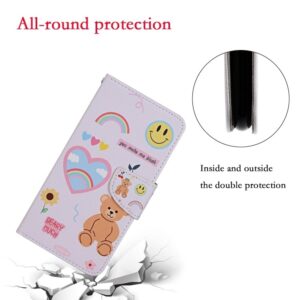 Xiaomi Redmi 10 / Redmi 10 2022 Θήκη Βιβλίο Colored Drawing Pattern Flip Case Smiling Bear