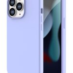 iPhone 13 Pro Θήκη Σιλικόνης Μωβ Soft Touch Silicone Rubber Soft Case Purple