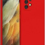 Samsung Galaxy A53 5G Θήκη Σιλικόνης Κόκκινη Soft Touch Silicone Rubber Soft Case Red