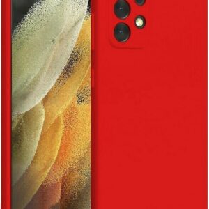 Samsung Galaxy A53 5G Θήκη Σιλικόνης Κόκκινη Soft Touch Silicone Rubber Soft Case Red