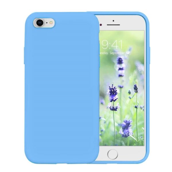iPhone 6 Plus / 6s Plus Θήκη Σιλικόνης Γαλάζια Soft Touch Silicone Rubber Soft Case Baby Blue