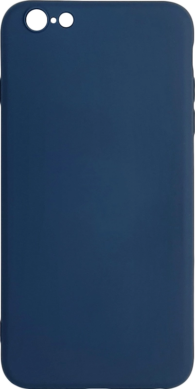 iPhone 6 Plus / 6s Plus Θήκη Σιλικόνης Μπλε Soft Touch Silicone Rubber Soft Case Navy