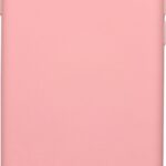 iPhone 12 mini Θήκη Σιλικόνης Ροζ Soft Touch Silicone Rubber Soft Case Pink