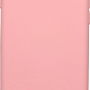 iPhone 12 mini Θήκη Σιλικόνης Ροζ Soft Touch Silicone Rubber Soft Case Pink
