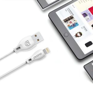 Dudao Regular USB to Lightning Cable 2.1A Λευκό 2m L4L