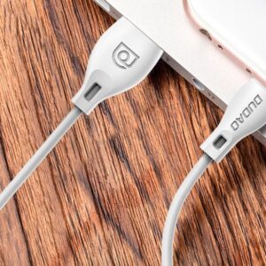 Dudao Regular USB to Lightning Cable 2.1A Λευκό 2m L4L
