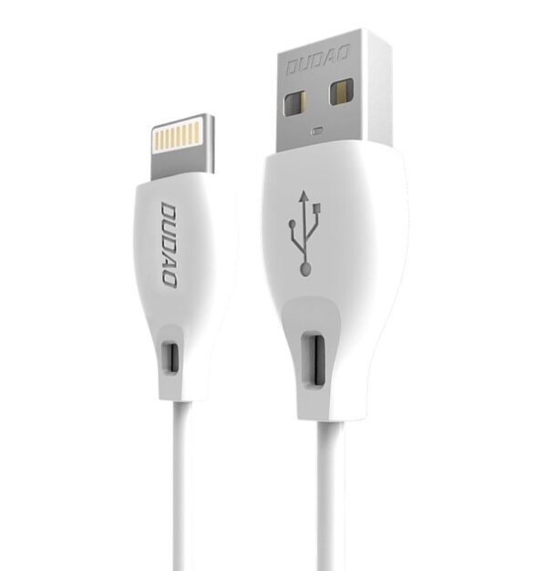 Dudao Regular USB to Lightning Cable 2.1A Λευκό 2m L4L Dudao Regular USB to Lightning Cable 2.1A Λευκό 2m L4L