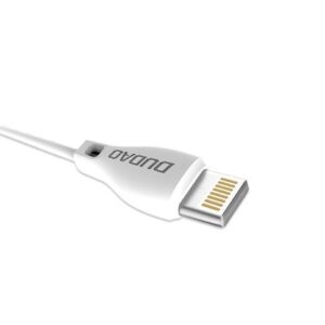 Dudao Regular USB to Lightning Cable 2.1A Λευκό 2m L4L