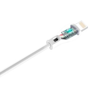 Dudao Regular USB to Lightning Cable 2.1A Λευκό 2m L4L