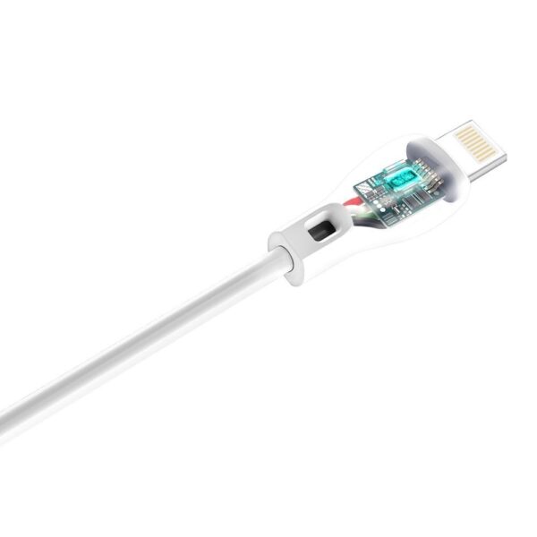 Dudao Regular USB to Lightning Cable 2.1A Λευκό 2m L4L