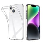 iPhone 14 Θήκη Σιλικόνης Διάφανη TPU Silicone Case 1mm Transparent