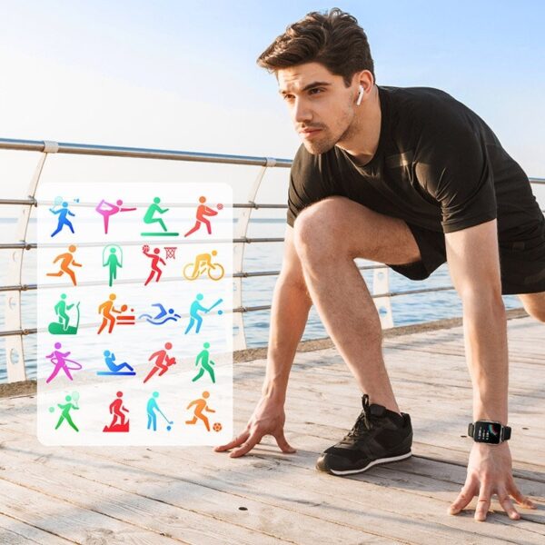 Joyroom Fit Life Smartwatch με Παλμογράφο Dark Gray JR-FT3