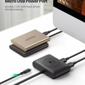 Ugreen USB 3.0 Hub 4 Θυρών με σύνδεση USB-A με καλώδιο 0.5m (20290)