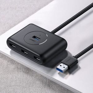 Ugreen USB 3.0 Hub 4 Θυρών με σύνδεση USB-A με καλώδιο 0.5m (20290)