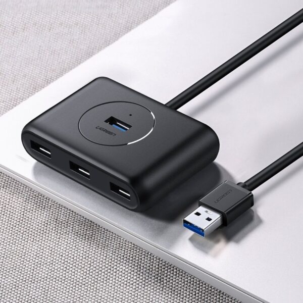 Ugreen USB 3.0 Hub 4 Θυρών με σύνδεση USB-A με καλώδιο 0.5m (20290)