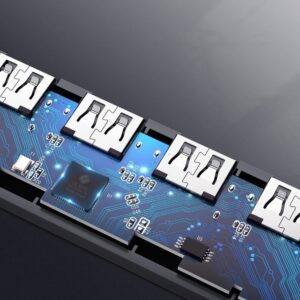 Ugreen CM219 USB 3.0 Hub 5 Θυρών με σύνδεση USB-C Γκρι (70336)