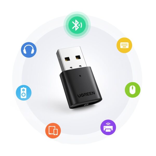 Ugreen CM390 USB Bluetooth 5.0 Adapter με Εμβέλεια 30m